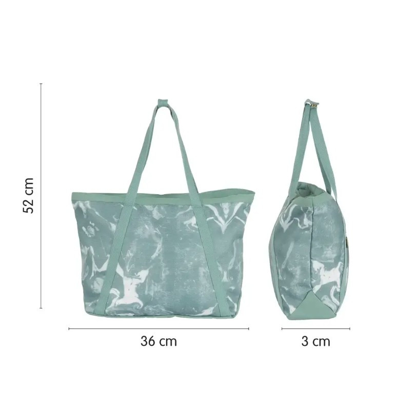 Torba typu Shopper Lava zielona 62102LVGR Milan